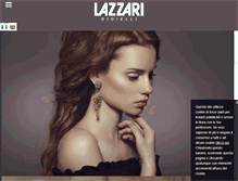 Tablet Screenshot of gioiellerialazzari.com